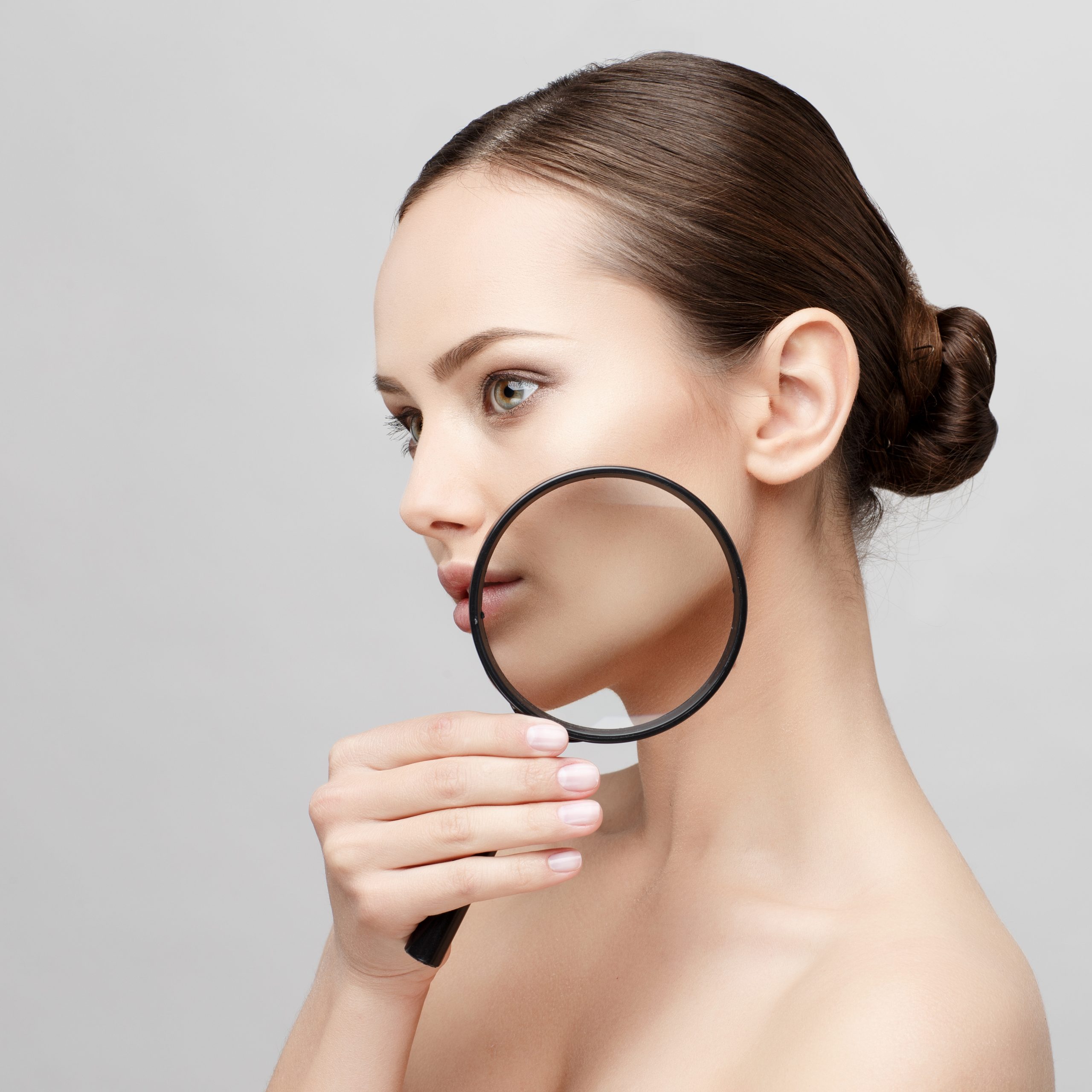 Beautiful Woman with Clean Fresh Skin